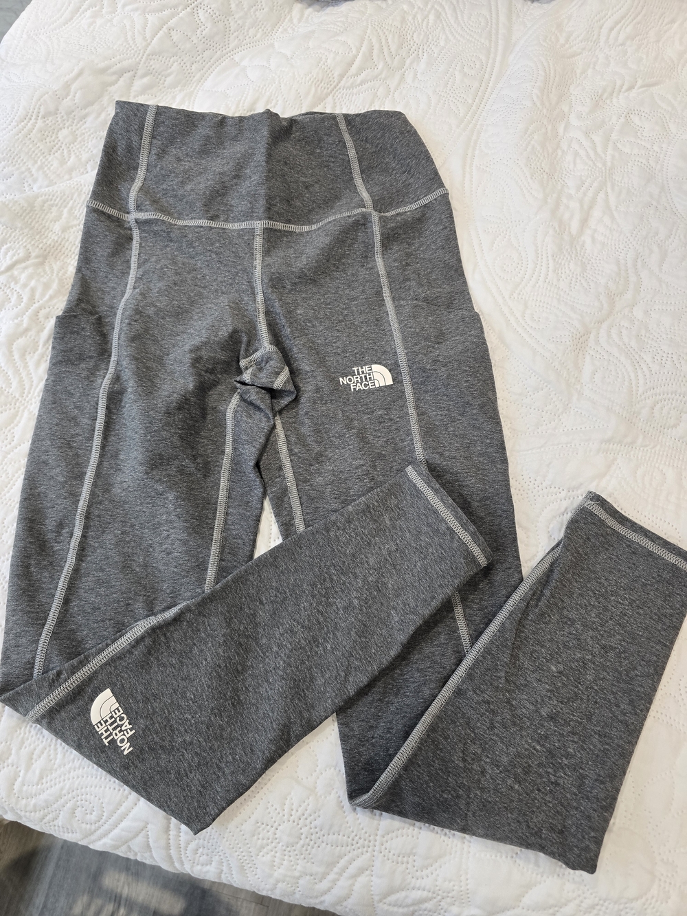 The North Face Dark Gray Girls' Performance Leggings